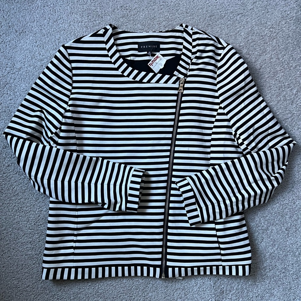 Women’s Cotton Moto Jacket NWT size 10